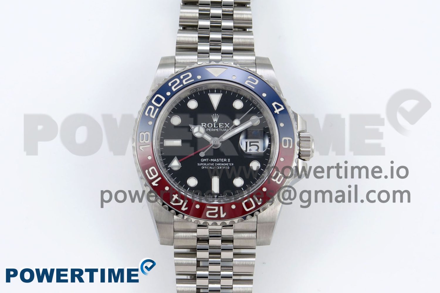GMT-Master II 126710 BLRO Red/Blue Ceramic 904L Steel Clean Factory Best Edition on Jubilee Bracelet DD3285 V2 - Image 1