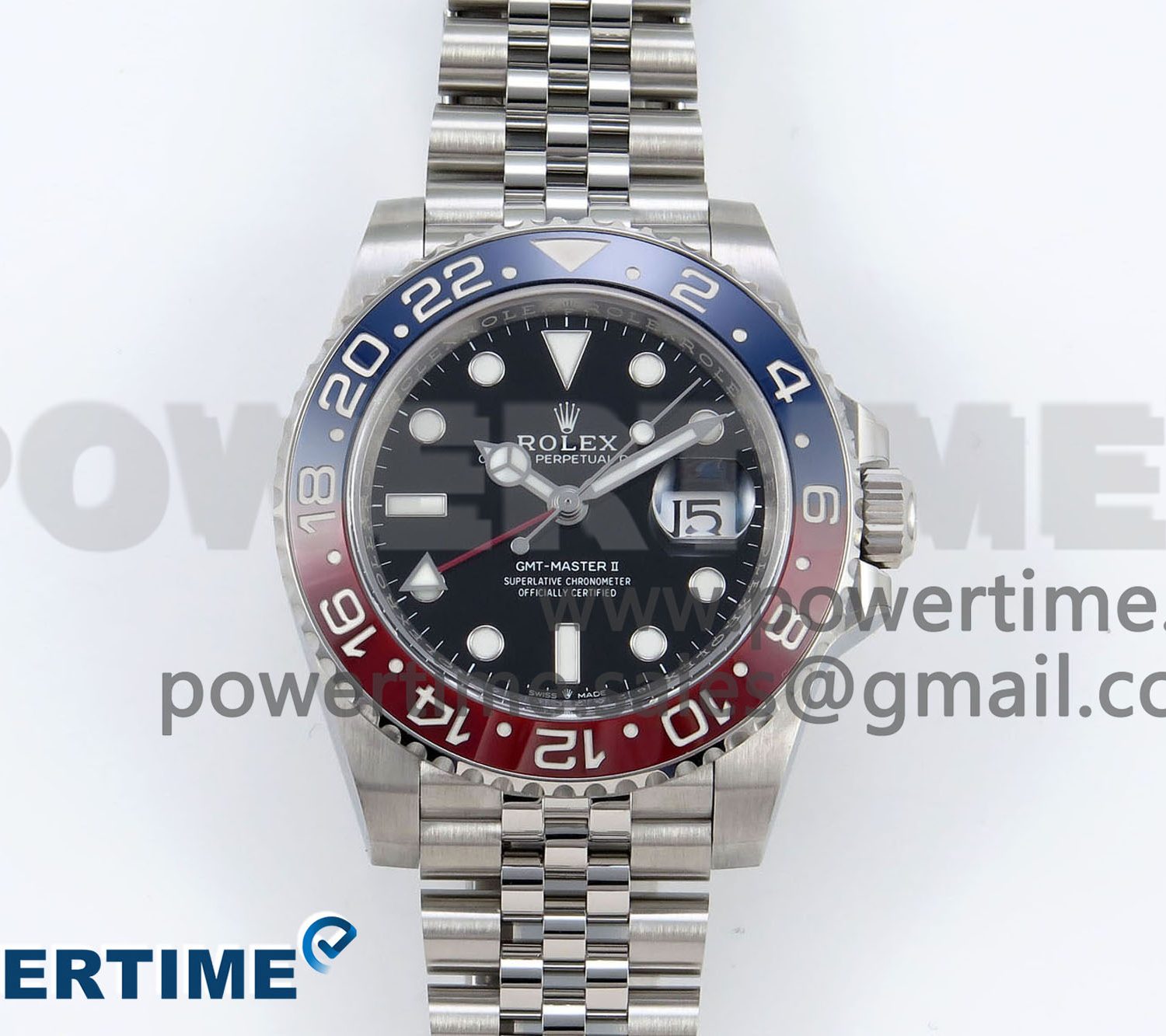 GMT-Master II 126710 BLRO Red/Blue Ceramic 904L Steel Clean Factory Best Edition on Jubilee Bracelet DD3285 V2