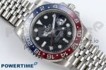GMT-Master II 126710 BLRO Red/Blue Ceramic 904L Steel Clean Factory Best Edition on Jubilee Bracelet DD3285 V2 - Image 3