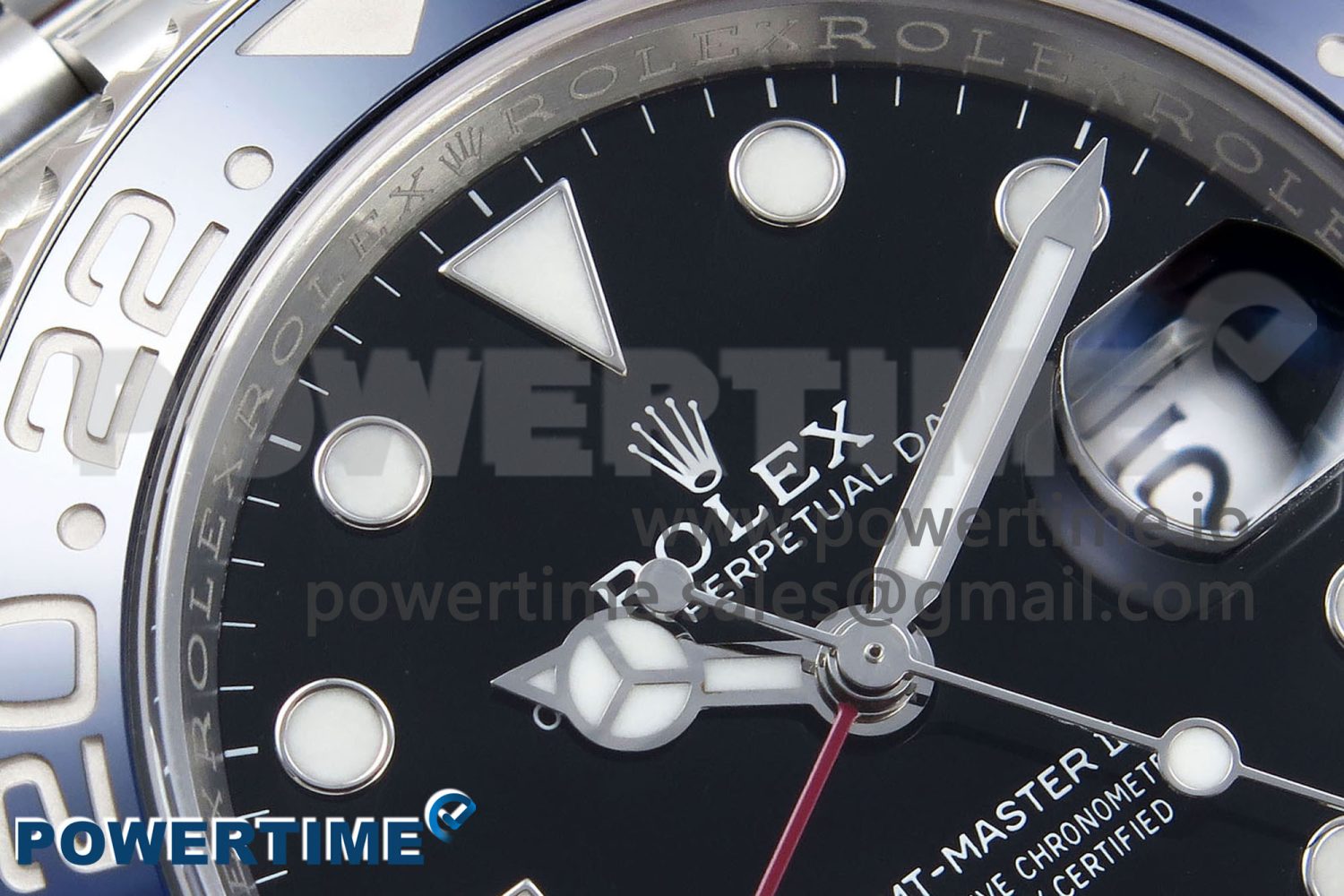 GMT-Master II 126710 BLRO Red/Blue Ceramic 904L Steel Clean Factory Best Edition on Jubilee Bracelet DD3285 V2 - Image 4