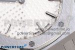 Lady Royal Oak 33mm 67651 SS ZF 1:1 Best Edition White Textured Dial on SS Bracelet RONDA Quartz - Image 5