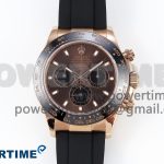 Daytona 116515 QF 1:1 Best Edition Brown Dial on Oysterflex Strap SH4130 V3 (Gain Weight)