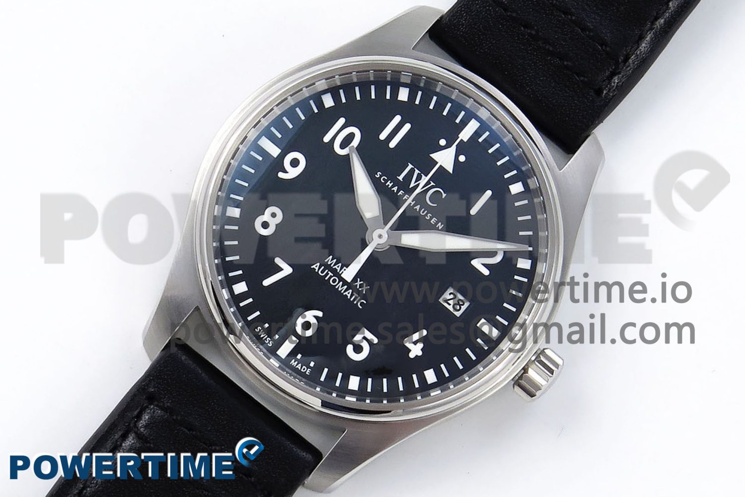 Pilot Mark XX BLSF 1:1 Best Edition Black Dial on Black Leather Strap MIYOTA 9015 - Image 2