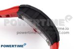 RM035 Black Carbon SONIC Best Edition Skeleton Dial on Red Rubber Strap Clone RMUL2 - Image 7