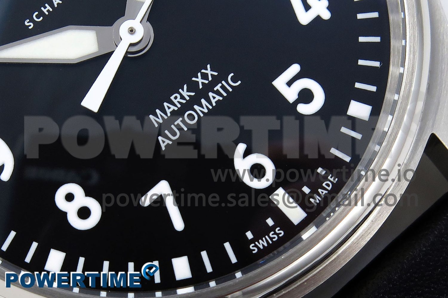 Pilot Mark XX BLSF 1:1 Best Edition Black Dial on Black Leather Strap MIYOTA 9015 - Image 5