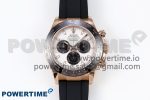 Daytona 116515 QF 1:1 Best Edition Meteorite Dial on Oysterflex Strap SH4130 V3 (Gain Weight)