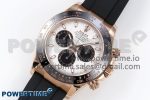 Daytona 116515 QF 1:1 Best Edition Meteorite Dial on Oysterflex Strap SH4130 V3 (Gain Weight) - Image 2