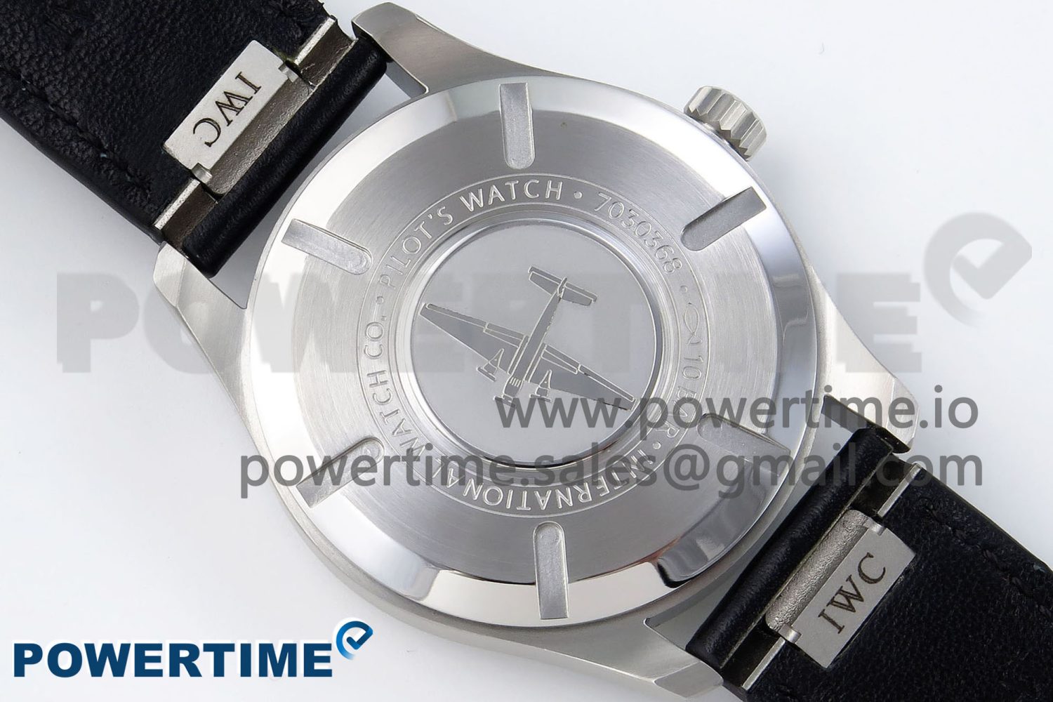 Pilot Mark XX BLSF 1:1 Best Edition Black Dial on Black Leather Strap MIYOTA 9015 - Image 8