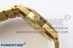 Lady Royal Oak 33mm 67651 Diamonds Bezel YG ZF 1:1 Best Edition Blue Textured Dial on YG Bracelet RONDA Quartz - Image 6