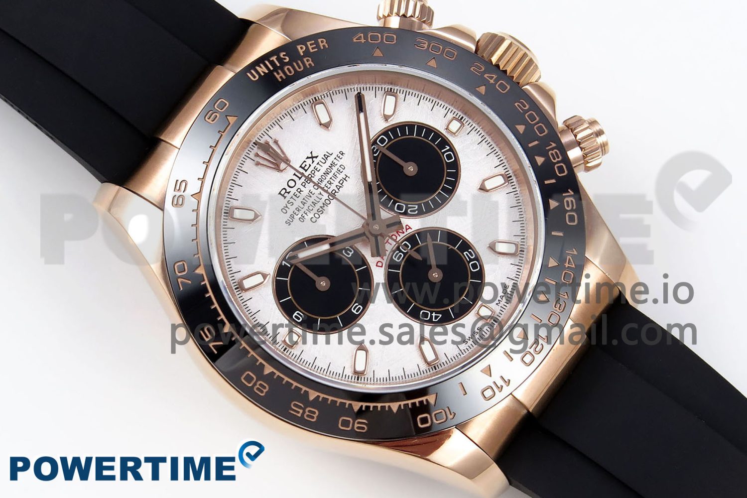 Daytona 116515 QF 1:1 Best Edition Meteorite Dial on Oysterflex Strap SH4130 V3 (Gain Weight) - Image 3