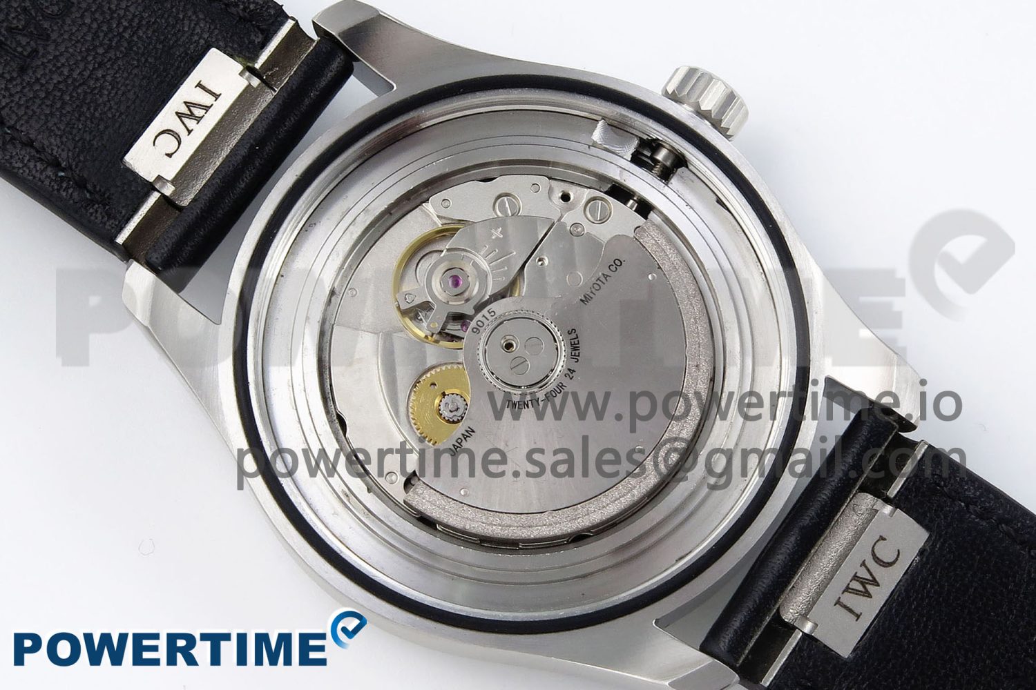 Pilot Mark XX BLSF 1:1 Best Edition Black Dial on Black Leather Strap MIYOTA 9015 - Image 9