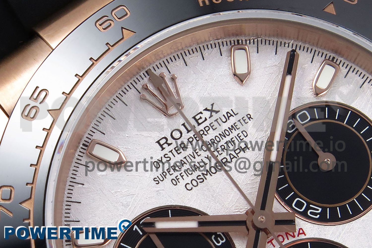 Daytona 116515 QF 1:1 Best Edition Meteorite Dial on Oysterflex Strap SH4130 V3 (Gain Weight) - Image 4