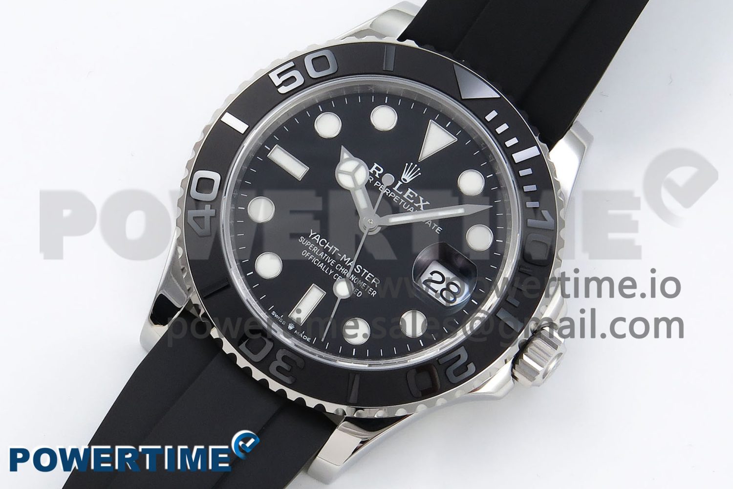 Yacht-Master 42mm 226659 TEDF(VSF) 1:1 Best Edition 3D Black Ceramic Bezel on Oysterflex Strap VS3235 (Gain Weight) - Image 2