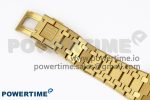 Lady Royal Oak 33mm 67651 Diamonds Bezel YG ZF 1:1 Best Edition White Textured Dial on YG Bracelet RONDA Quartz - Image 12