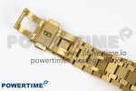 Lady Royal Oak 33mm 67651 Diamonds Bezel YG ZF 1:1 Best Edition White Textured Dial on YG Bracelet RONDA Quartz - Image 13