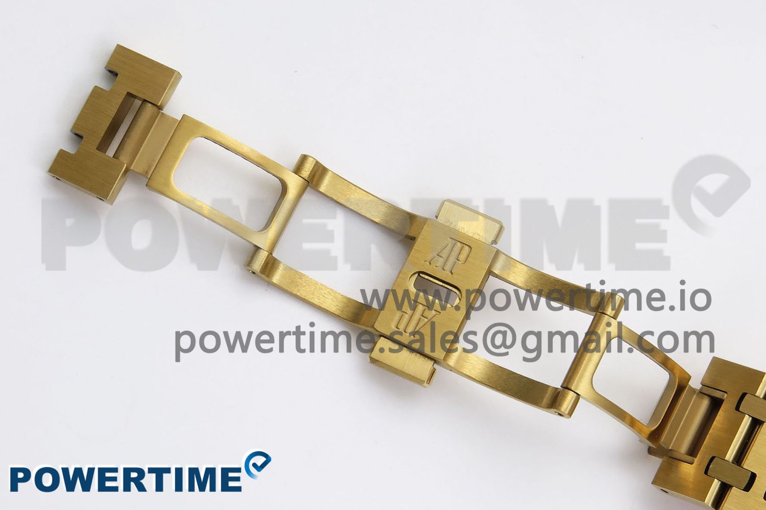 Lady Royal Oak 33mm 67651 Diamonds Bezel YG ZF 1:1 Best Edition White Textured Dial on YG Bracelet RONDA Quartz - Image 15