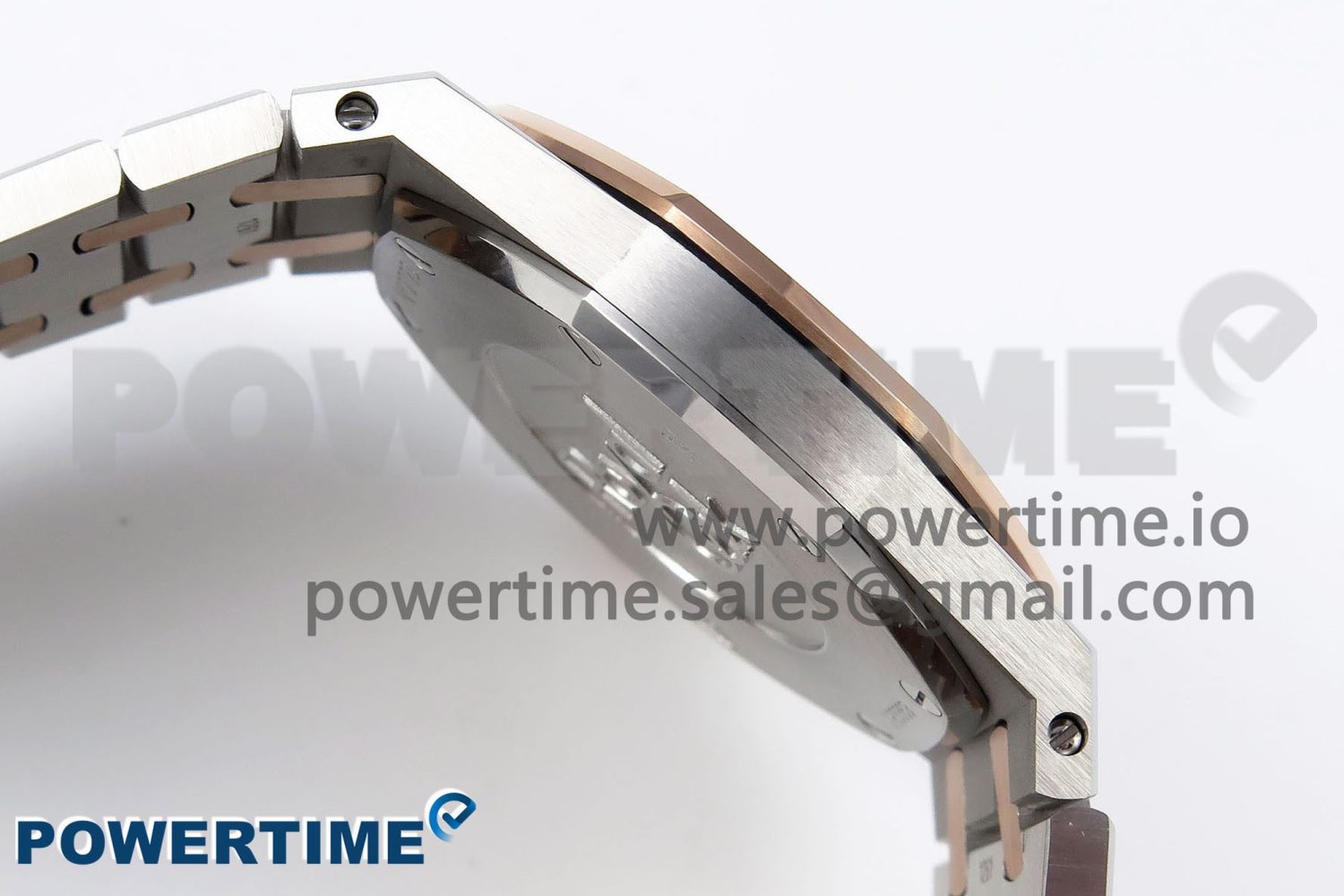Lady Royal Oak 33mm 67651 SS/RG ZF 1:1 Best Edition White Textured Dial on SS/RG Bracelet RONDA Quartz - Image 7