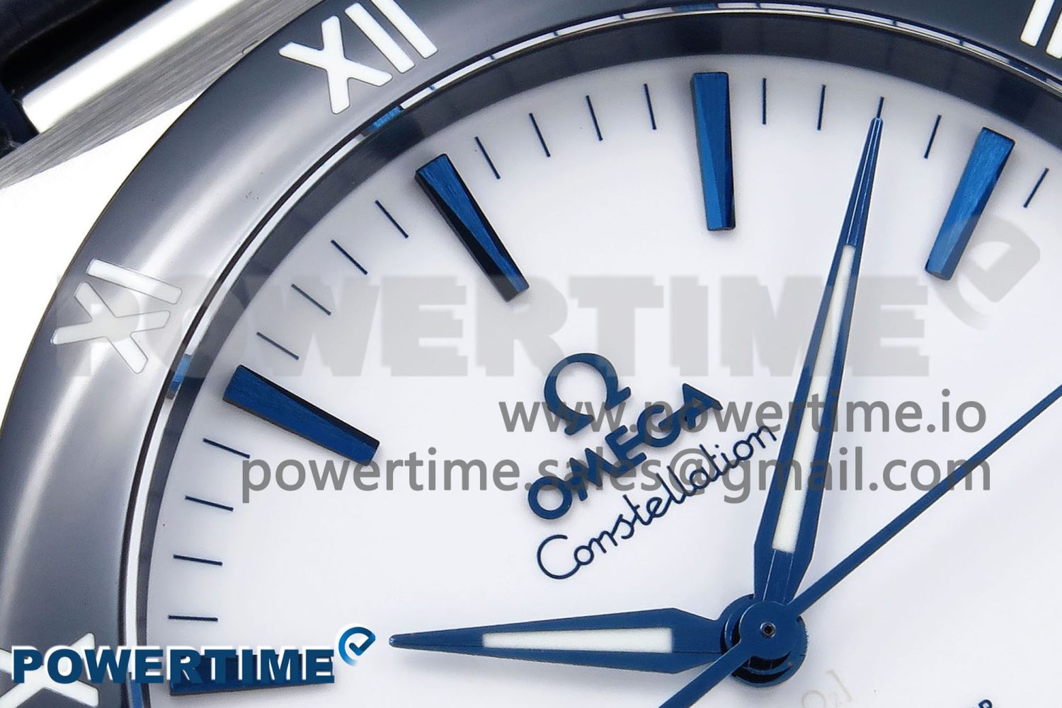 Constellation Blue Ceramic SS VSF 1:1 Best Edition White Dial on Blue Gummy Strap A8900 Super Clone - Image 4