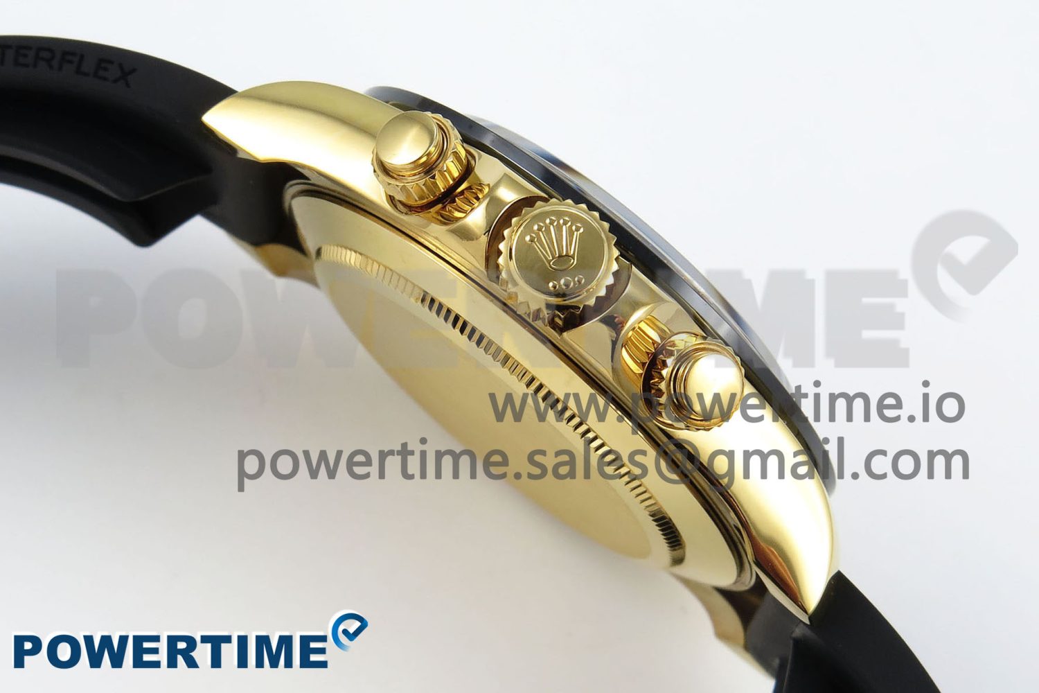 Daytona 116518 QF 1:1 Best Edition YG/Black Dial on Oysterflex Strap SH4130 V3 (Gain Weight) - Image 6