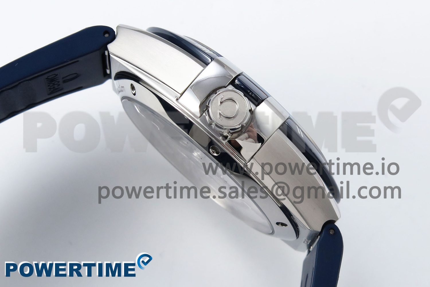 Constellation Blue Ceramic SS VSF 1:1 Best Edition White Dial on Blue Gummy Strap A8900 Super Clone - Image 6