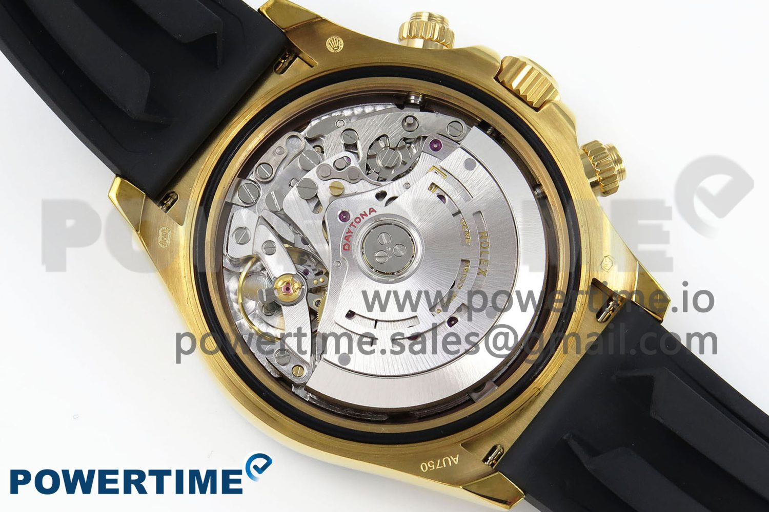 Daytona 116518 QF 1:1 Best Edition YG/Black Dial on Oysterflex Strap SH4130 V3 (Gain Weight) - Image 9