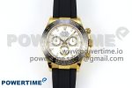 Daytona 116518 QF 1:1 Best Edition White Dial on Oysterflex Strap SH4130 V3 (Gain Weight)