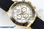 Daytona 116518 QF 1:1 Best Edition White Dial on Oysterflex Strap SH4130 V3 (Gain Weight) - Image 3