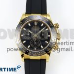 Daytona 116518 QF 1:1 Best Edition Black Dial on Oysterflex Strap SH4130 V3 (Gain Weight)