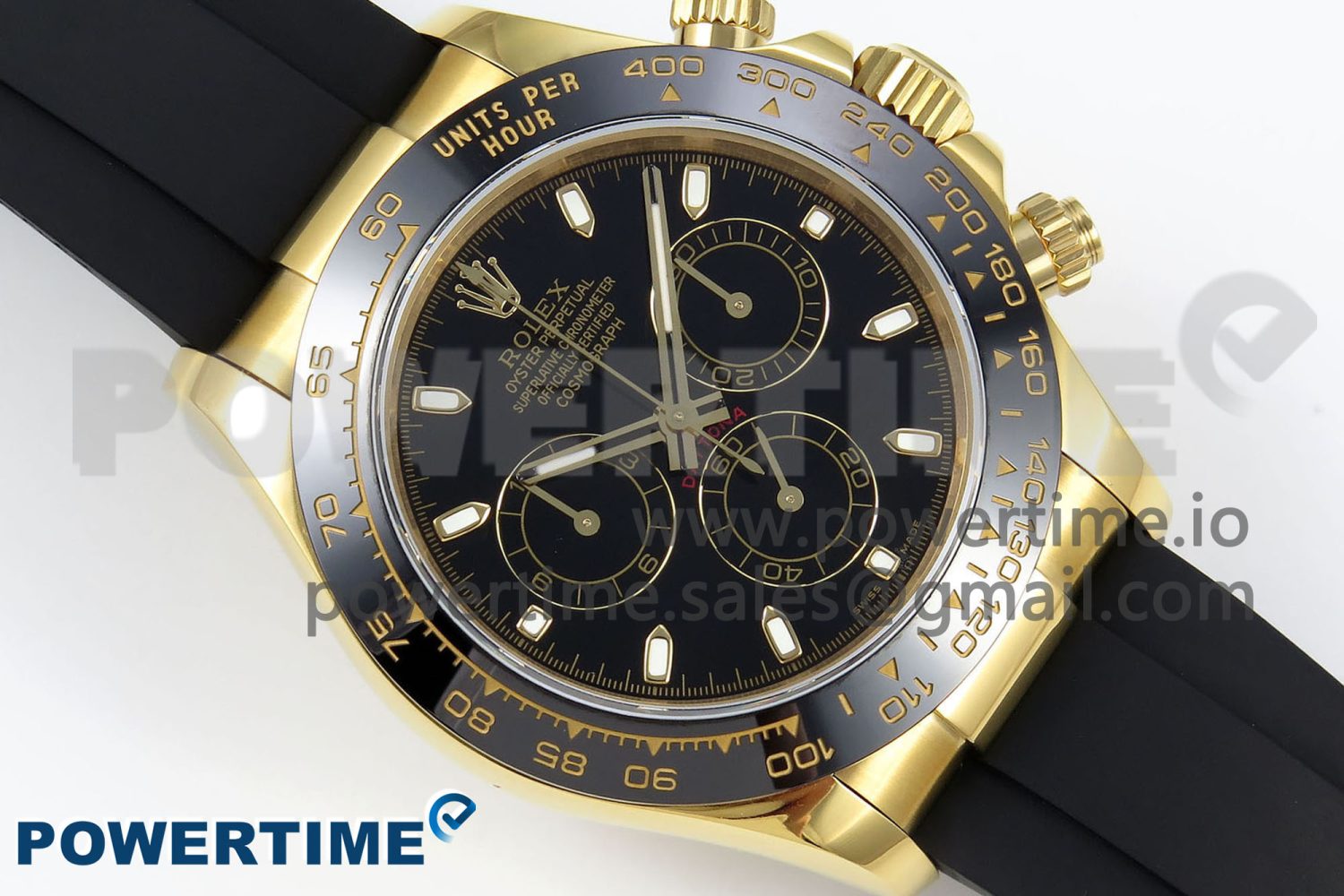 Daytona 116518 QF 1:1 Best Edition Black Dial on Oysterflex Strap SH4130 V3 (Gain Weight) - Image 3