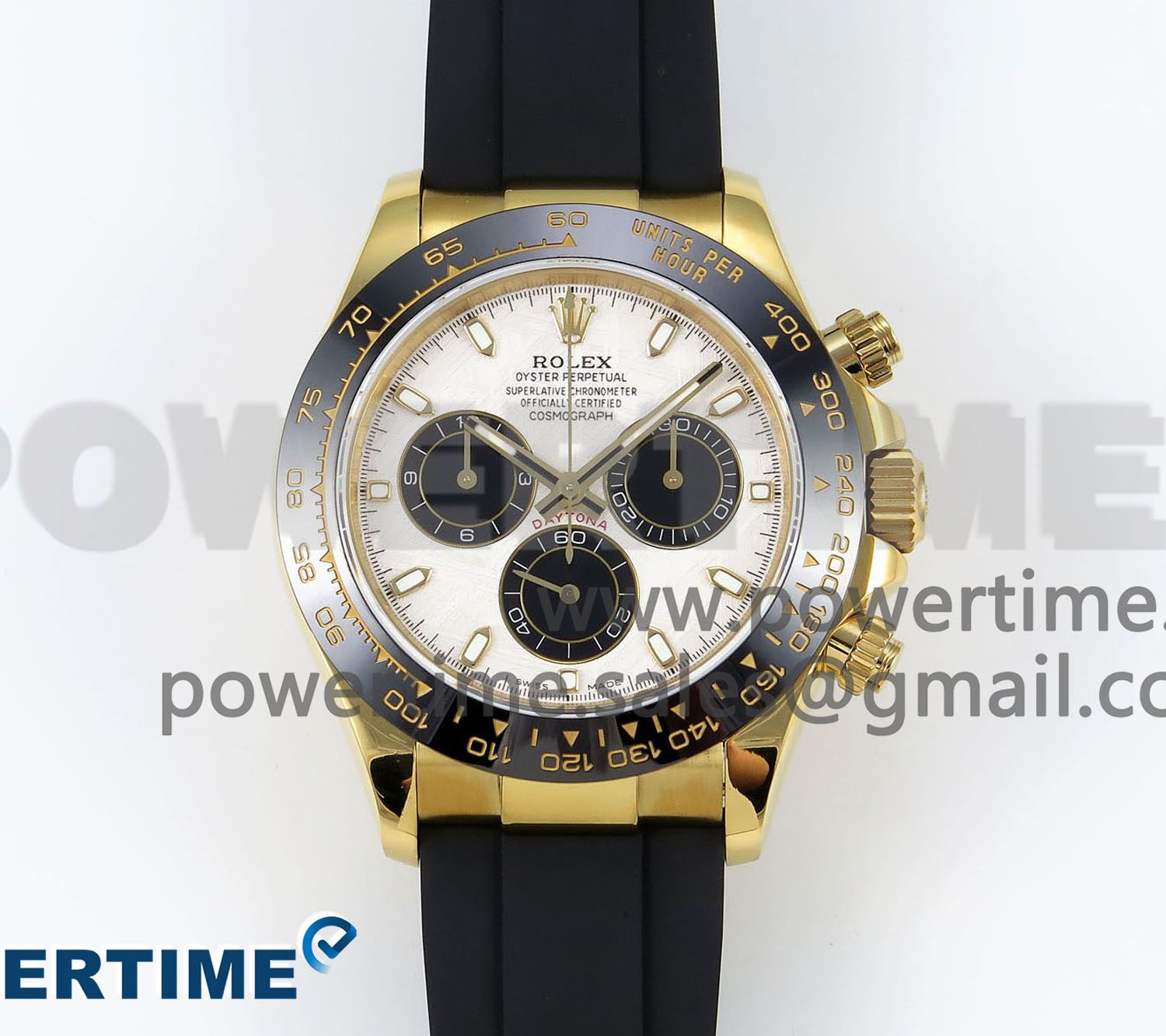Daytona 116518 QF 1:1 Best Edition Meteorite Dial on Oysterflex Strap SH4130 V3 (Gain Weight)