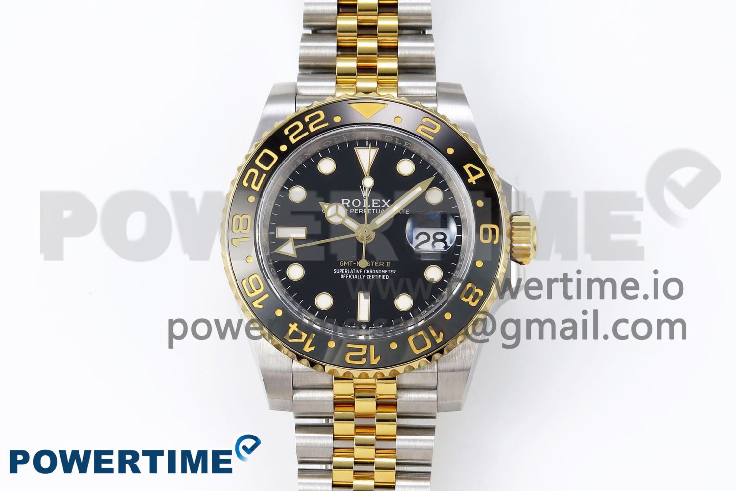 GMT Master II 126713 904L SS Clean Factory 1:1 Best Edition Black Dial on Jubilee Bracelet DD3285 - Image 1