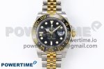 GMT Master II 126713 904L SS Clean Factory 1:1 Best Edition Black Dial on Jubilee Bracelet DD3285