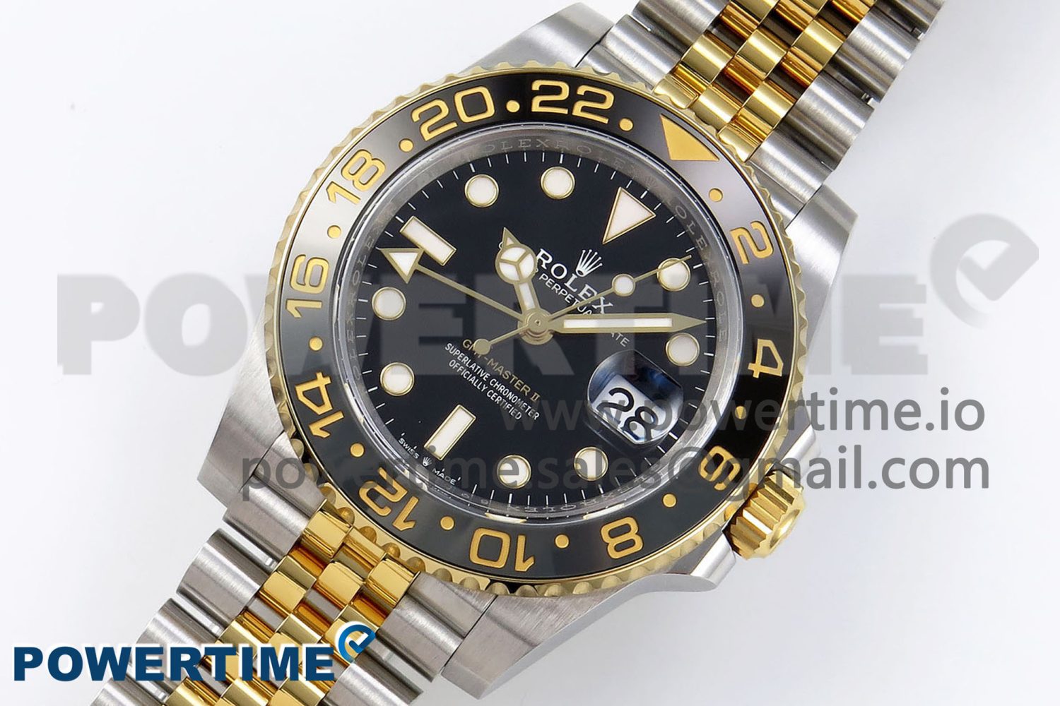 GMT Master II 126713 904L SS Clean Factory 1:1 Best Edition Black Dial on Jubilee Bracelet DD3285 - Image 2