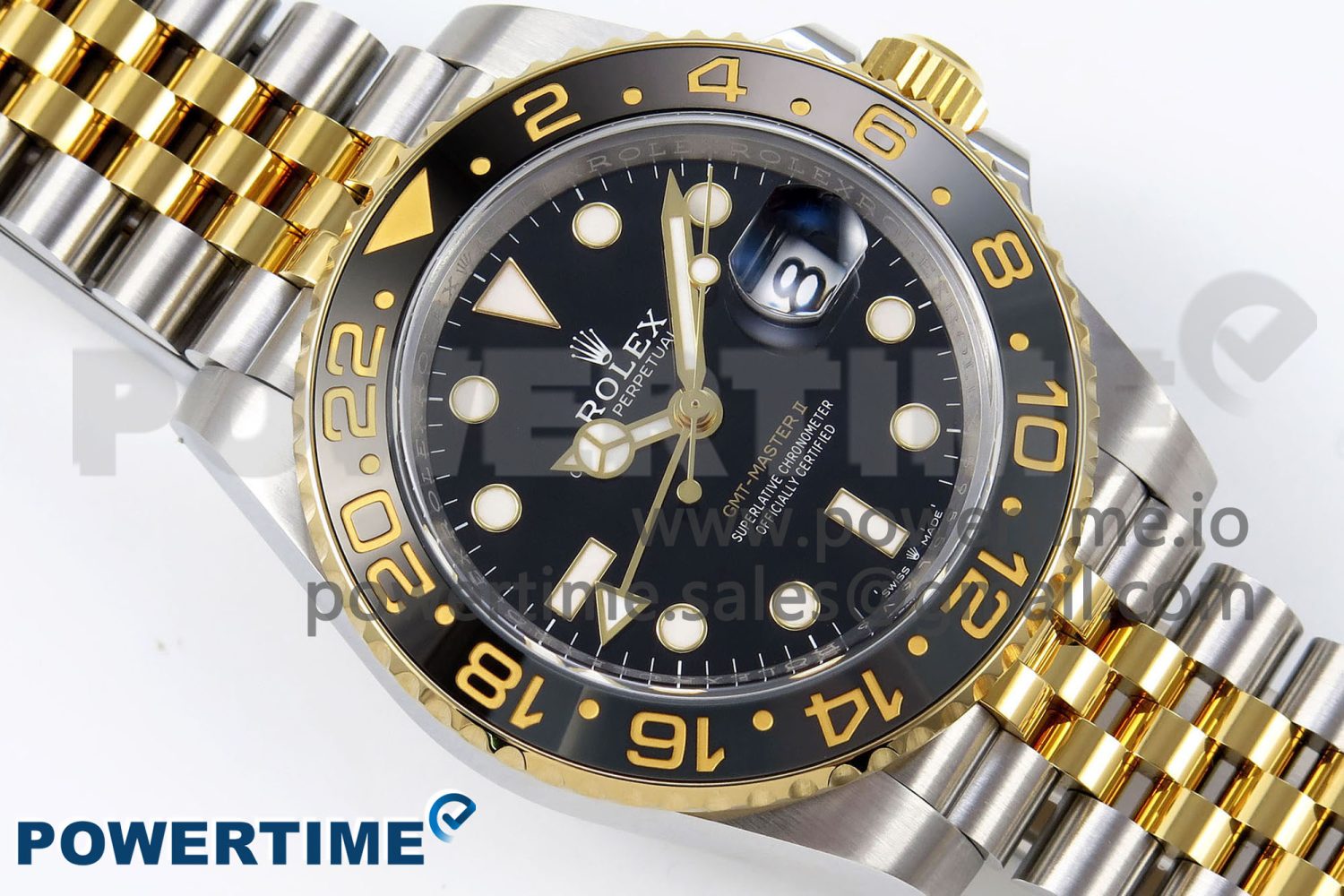 GMT Master II 126713 904L SS Clean Factory 1:1 Best Edition Black Dial on Jubilee Bracelet DD3285 - Image 3