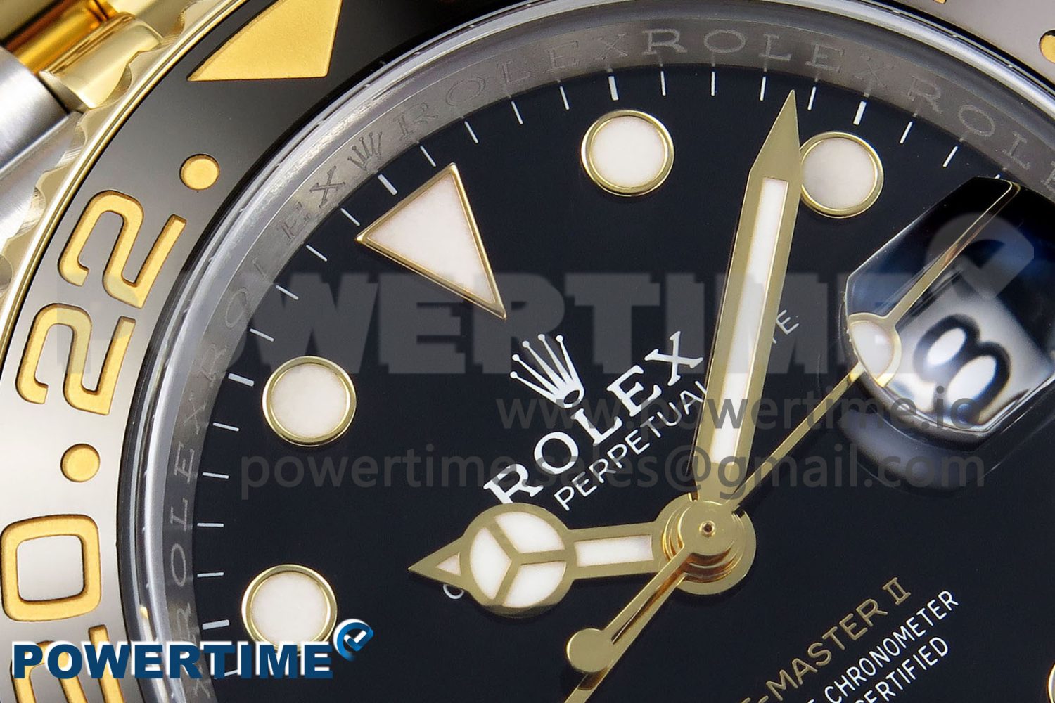 GMT Master II 126713 904L SS Clean Factory 1:1 Best Edition Black Dial on Jubilee Bracelet DD3285 - Image 4