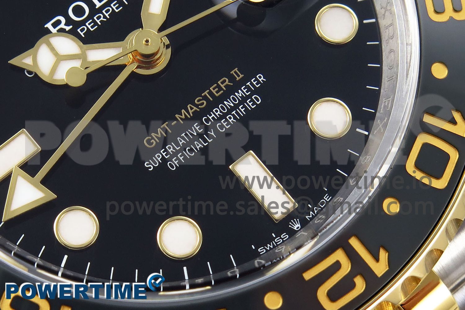 GMT Master II 126713 904L SS Clean Factory 1:1 Best Edition Black Dial on Jubilee Bracelet DD3285 - Image 5