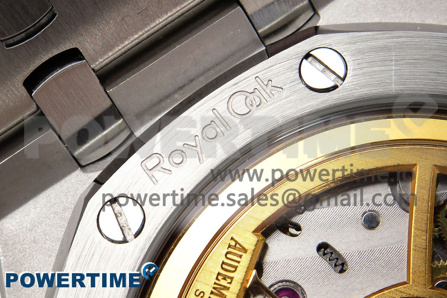 Royal Oak 41mm 15500 Frosted SS IPF 1:1 Best Edition Blue Textured Dial on SS Bracelet SA4302 Super Clone - Image 10