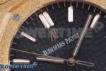 Royal Oak 41mm 15500 Frosted RG IPF 1:1 Best Edition Black Textured Dial on RG Bracelet SA4302 Super Clone - Image 4