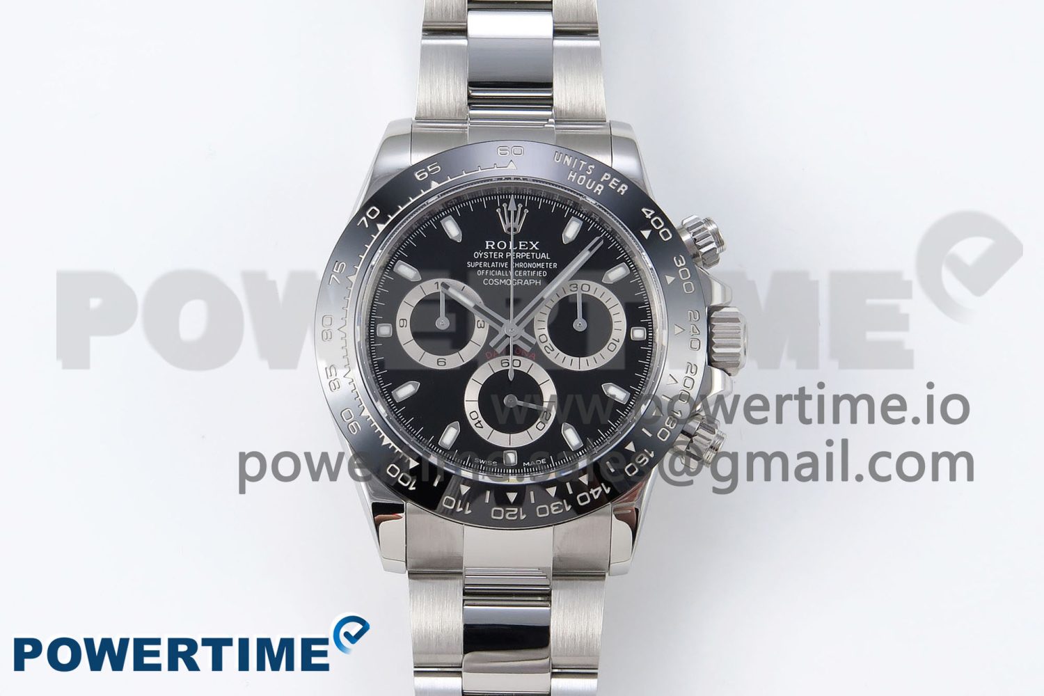 Daytona 116500 ZF 1:1 Best Edition 904L SS Case and Bracelet Black Dial SH4130 - Image 1