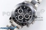 Daytona 116500 ZF 1:1 Best Edition 904L SS Case and Bracelet Black Dial SH4130 - Image 2