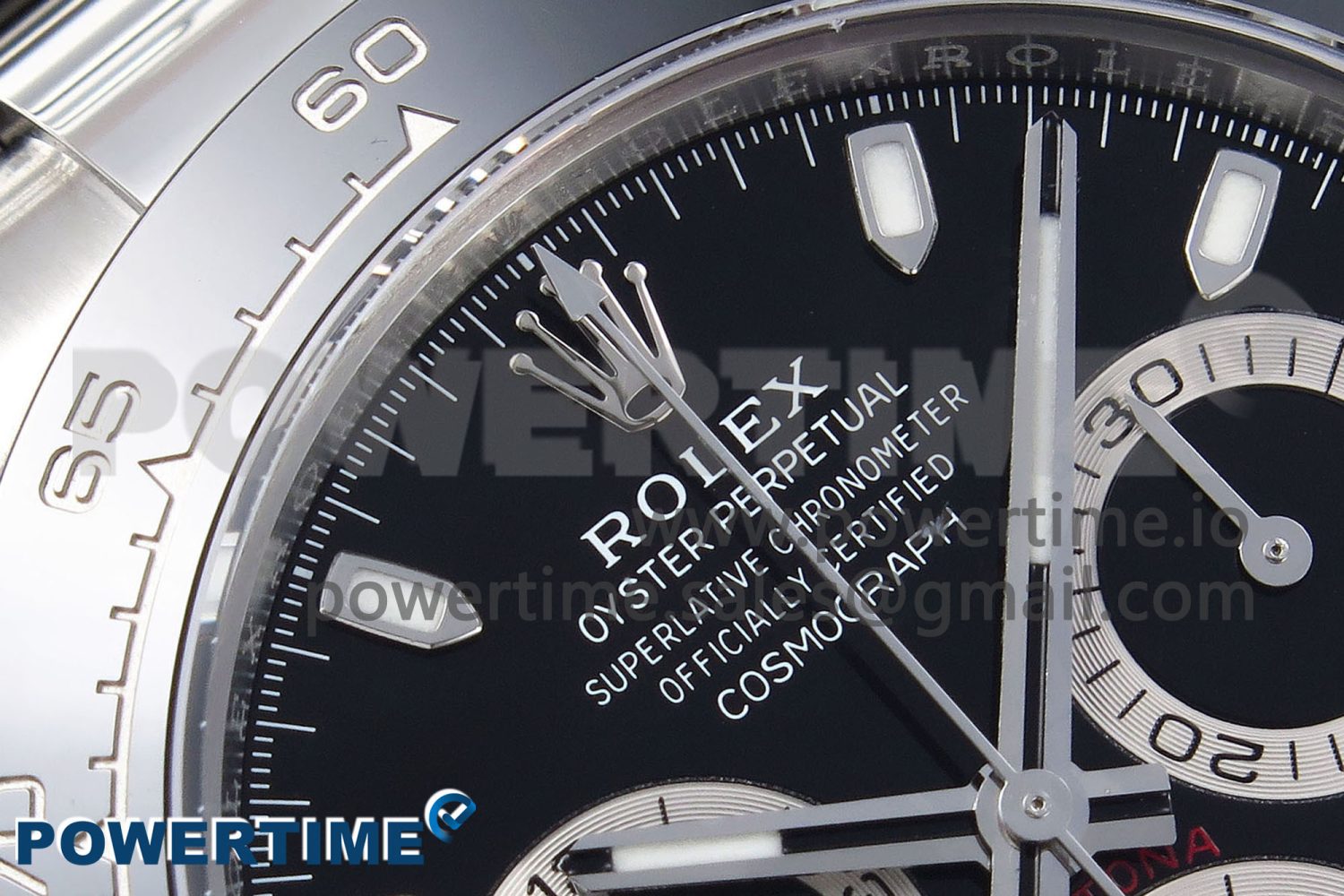 Daytona 116500 ZF 1:1 Best Edition 904L SS Case and Bracelet Black Dial SH4130 - Image 4