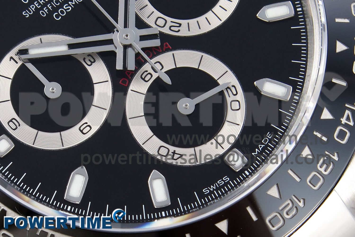 Daytona 116500 ZF 1:1 Best Edition 904L SS Case and Bracelet Black Dial SH4130 - Image 5