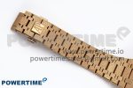 Royal Oak 41mm 15400 Frosted RG IPF 1:1 Best Edition White Textured Dial on RG Bracelet SA3120 Super Clone - Image 12