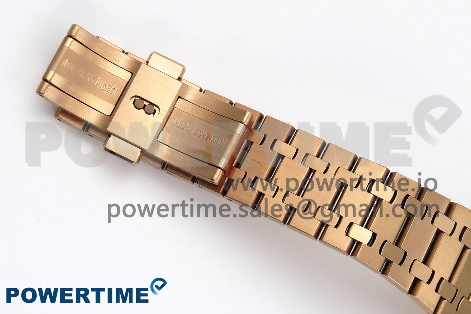 Royal Oak 41mm 15400 Frosted RG IPF 1:1 Best Edition White Textured Dial on RG Bracelet SA3120 Super Clone - Image 13