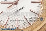Royal Oak 41mm 15400 Frosted RG IPF 1:1 Best Edition White Textured Dial on RG Bracelet SA3120 Super Clone - Image 5