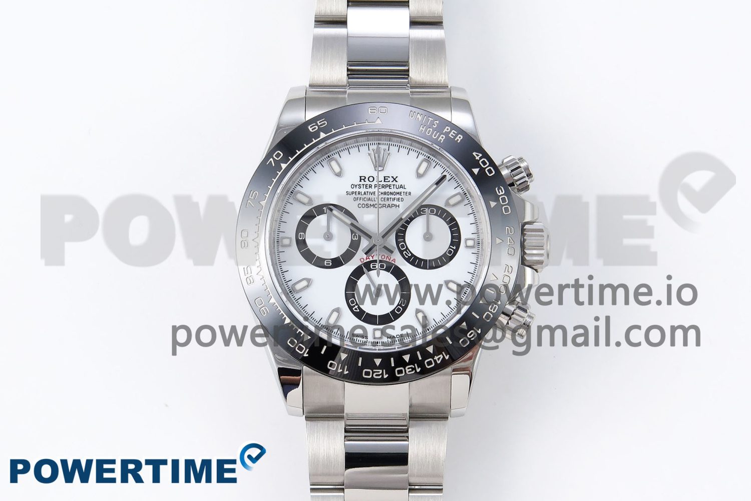 Daytona 116500 ZF 1:1 Best Edition 904L SS Case and Bracelet White Dial SH4130 - Image 1