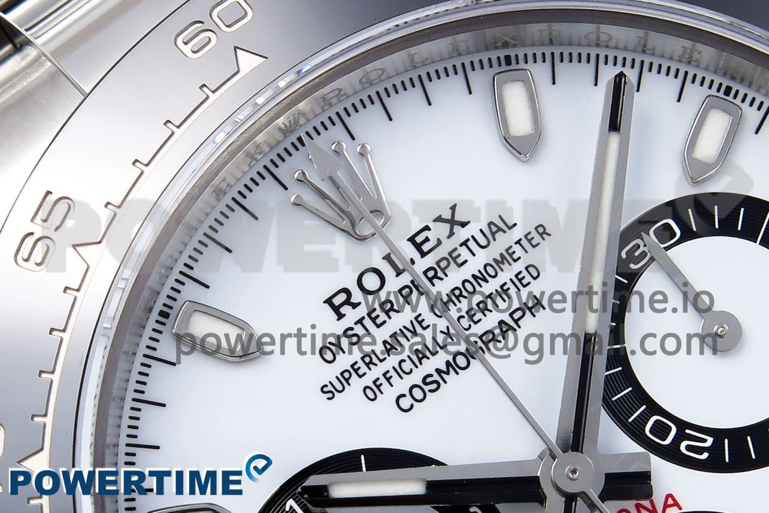 Daytona 116500 ZF 1:1 Best Edition 904L SS Case and Bracelet White Dial SH4130 - Image 4