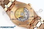Royal Oak 41mm 15400 Frosted RG IPF 1:1 Best Edition White Textured Dial on RG Bracelet SA3120 Super Clone - Image 9