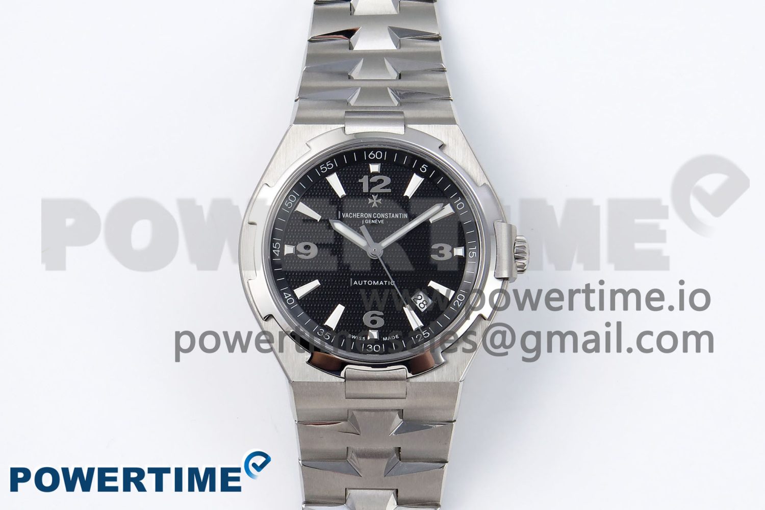 Overseas 47040 SS PPF 1:1 Best Edition Black Textured Dial on SS Bracelet A1226 - Image 1