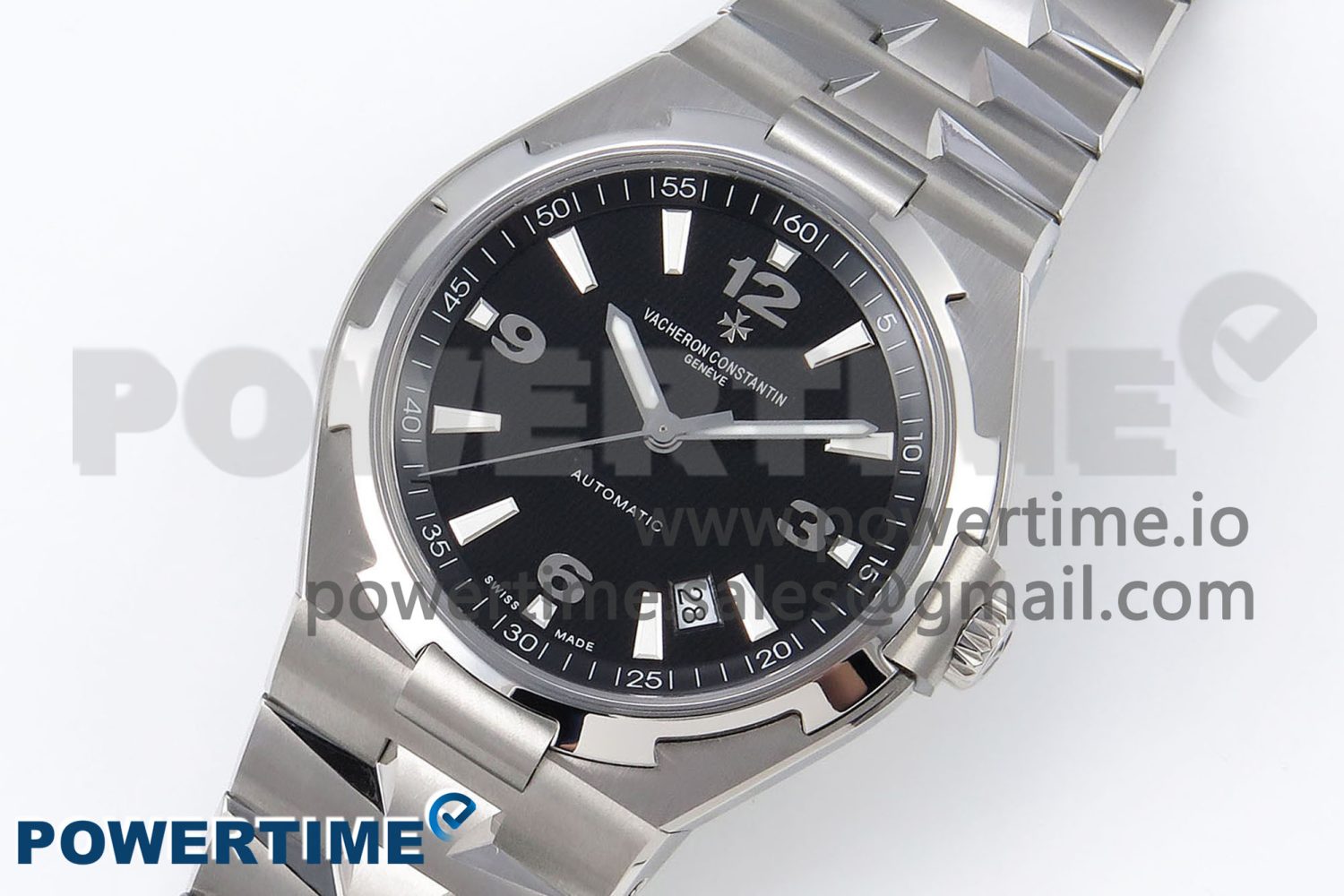 Overseas 47040 SS PPF 1:1 Best Edition Black Textured Dial on SS Bracelet A1226 - Image 2